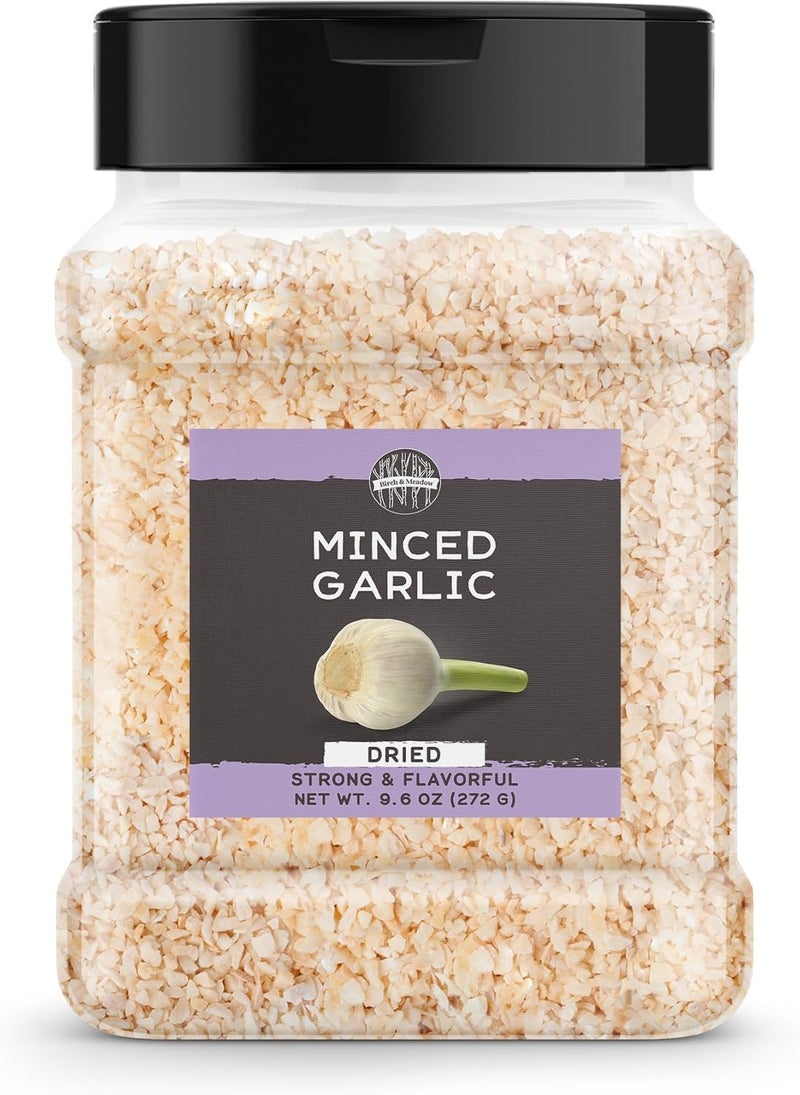 Birch & Meadow Dried Minced Garlic, 9.6 oz - Strong & Flavorful Kitchen Staple - Image 1